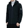 Men's Hooded Jacket Spring and Autumn New Casual All-match Tops Stand Collar Jacket Men's Coat Clothes