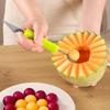 Stainless Steel Fruit Baller 4-in-1 Melon Ball Spoon Carving Tools for Watermelon Cantaloupe Dishwasher Safe Kitchen Gadget