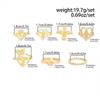 IngeSight.Z 7 шт. Модные Винтажные Кольца-Сердечки со Стразами для Женщин Изысканный Металлический Бабочка Шикарное Открытое Кольцо на Фалангу Набор Шармов-Украшений
