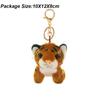 Cartoon Tiger Plush Keychain Stuffed Animal Wallet Hanging Decoration Cute Animal Charm  Purse
