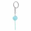 Creative 3D Food Lollipop Keychain Transparent Bag Ornaments Simulation Lollipop Mini Resin Candy Key Rings Handbag Pendants