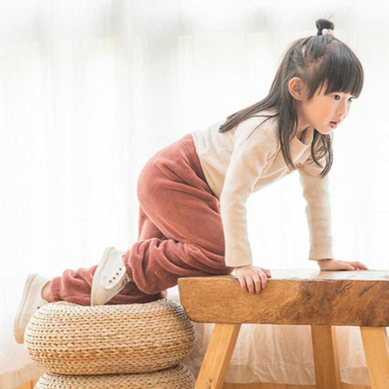 Fashion Spring Autumn Winter Children Trousers Baby Fleece Pants Kids Boys Girls Comfortable Trousers Casual Warm Sleeping Pants