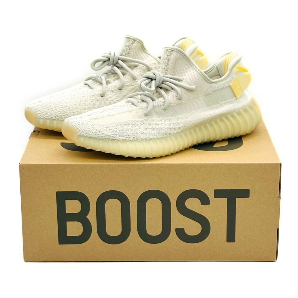 GY3438 Adidas Yeezy Boost 350 V2 Светло-желтый Бежевый Слоновая кость Кремовый Парус