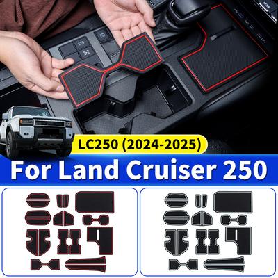 Для Toyota Land Cruiser 250 2024 2025 Prado LC250 1958 First Edition Коврик в слот двери, Модификация улучшенных аксессуаров интерьера