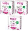 Nippon Paper Crecia Scotty Flower 3x Длиннее 4 рулона в упаковке, Долговечный, Без запаха, Двойной, 75м, (Пакет 3)