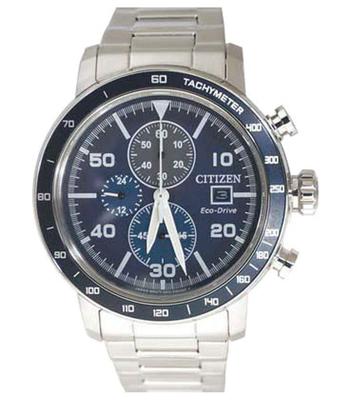 Японские часы Eco-Drive с хронографом - На солнечной батарее, Точный механизм