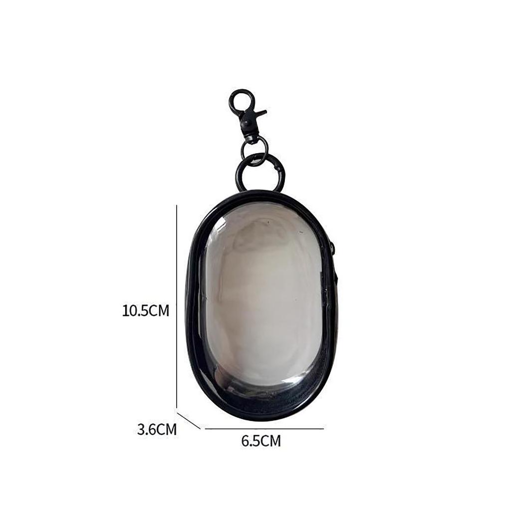 2 шт. Многофункциональная прозрачная коробка для хранения кабеля передачи данных, сумка для хранения гарнитуры для путешествий на открытом воздухе, круглая сумка для хранения кабеля передачи данных