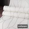 53cm Thick Non-woven Wall Stickers 3D Curve Stripes Moisture-proof Living Room TV Background European Modern Simple Wallpaper