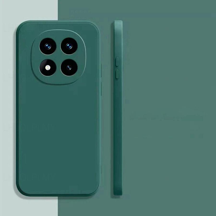 Квадратный чехол из жидкого силикона для Xiaomi Redmi Note 15 Pro Plus Poco M8 5G X8 Max F8 17 Ultra, однотонный, с полной защитой