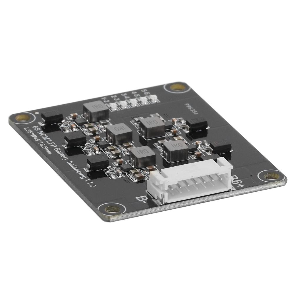 Балансировочная плата для аккумулятора 6S Индуктивный активный эквалайзер с низким энергопотреблением с кабелем и индикатором