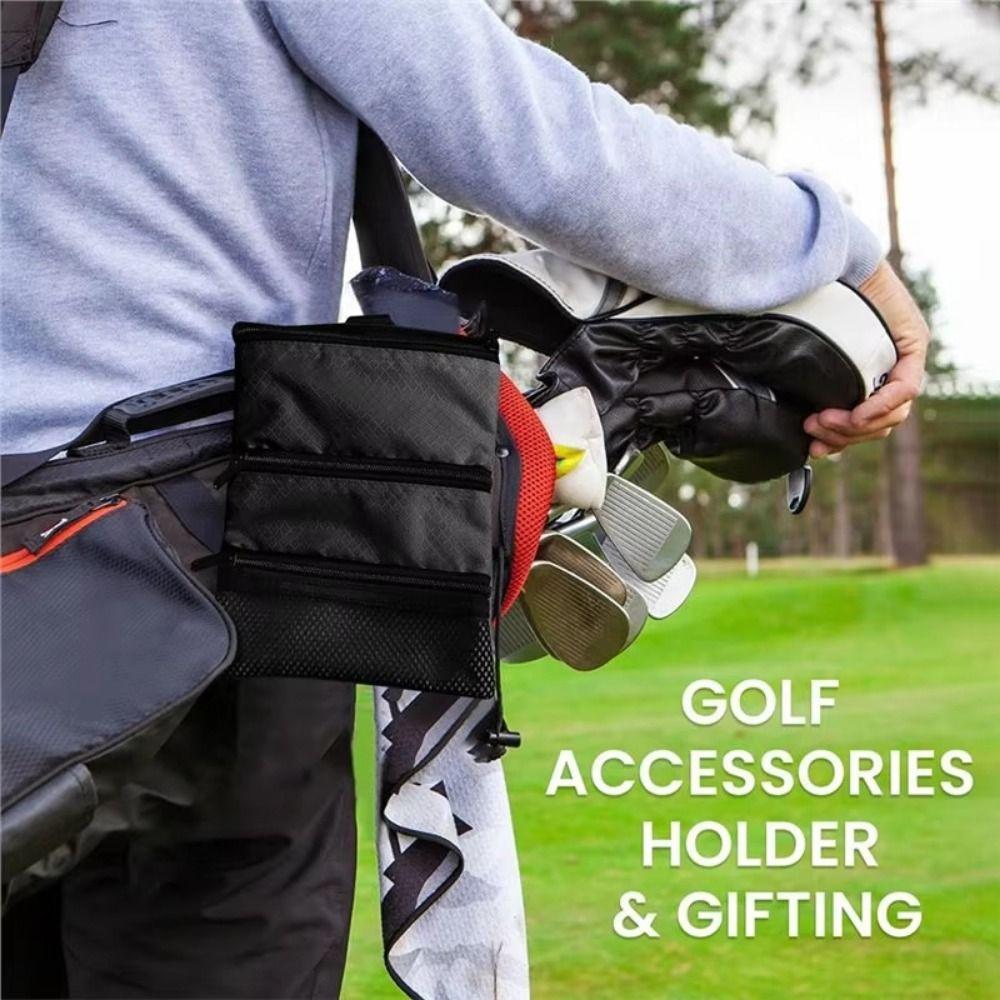 Three Layer Golf Storage Bag Waterproof Golf Accessory Bag Golf Carrier Outdoor Golf