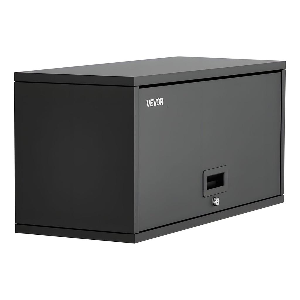 Metal Wall Cabinet, 77W x 30.5D x 35.6H cm, Floating Garage Tool Cabinet with Up-Flip Door, 54.5 kg Load per Shelf, Fit for Garage, Basement, Kitchen,