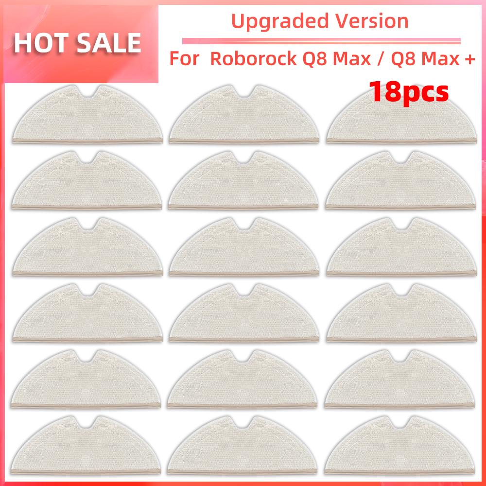 Совместимость с Roborock Q5 Pro / Q5 Pro+ / Q8 Max / Q8 Max+ Основная боковая щетка HEPA-фильтр Насадка для швабры Детали пылесборника Аксессуары