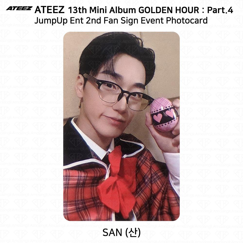 ATEEZ 13-й мини-альбом Golden Hour Pt.4 JumpUpEnt 2-я фотокарточка для фансайна