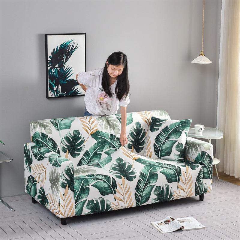 Sofa Cover All Season Style Sofa Cover  Full Cover Elastic Sofa Cover  Full Cover Fabric Combination Anti Slip Cover