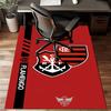Fla-mengo Club Crest Printed Office Carpet Chair Cushion  Entryway Rug, Rugs for Living Room, Bedroom Christmas gifts
