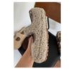 Mary Jane shoes women's 2026 new fashion versatile round head Velcro warm flat bottom fluffy shoes