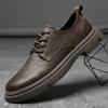 Модные классические мужские туфли, удобные мужские оксфорды на шнуровке, легкие кожаные мужские оксфорды, мягкая удобная обувь