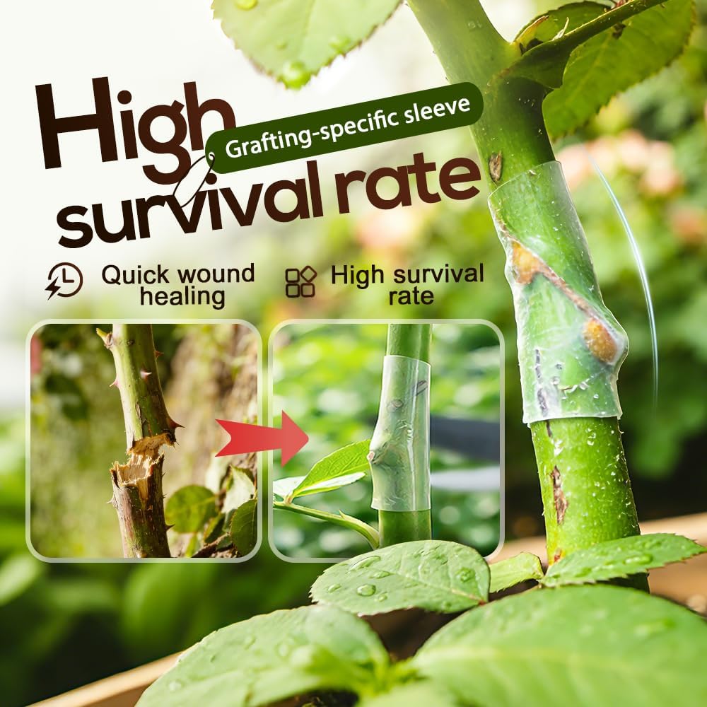 100PCS Fruit Tree Grafting Casing Grafting Device Fruit Tree Flower Grafting Casing Grafting Special Casing Grafting Special