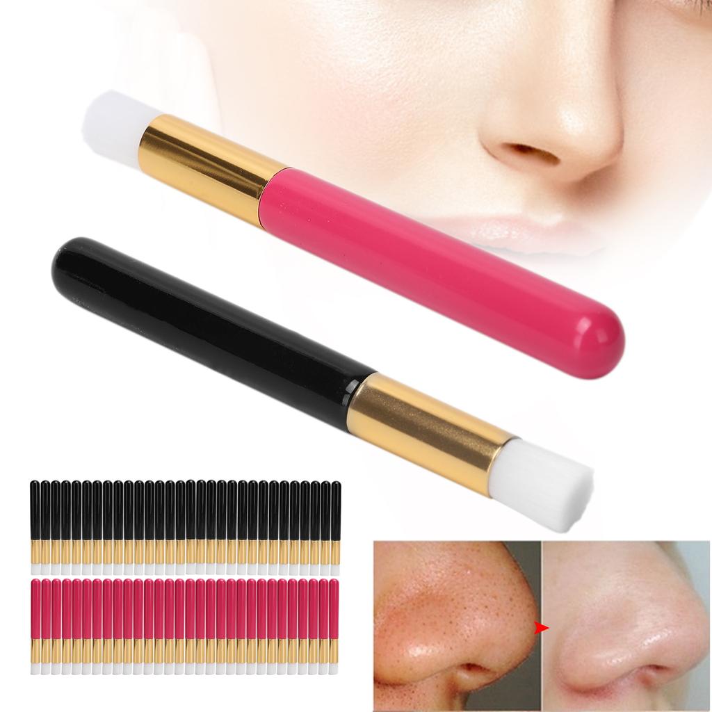 30 шт. Щетка для очистки пор носа, Щетки для шампуня для ресниц, Щетка для очистки черных точек на носу