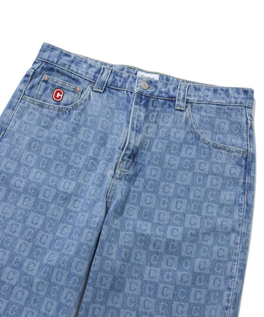 COVERNAT C Pattern Denim Regular Pants Blue