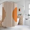 Шторка для душа в стиле Mid-Century Modern Boho - Геометрическое абстрактное искусство, Декор для дома и ванной комнаты, Стиль Cottagecore