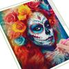 Diamond Painting New Collection 2024 Women Flower Skull Diy Full Square Round Drill Rhinestone Embroidery Girl Mosaic Cross Stitch Kits