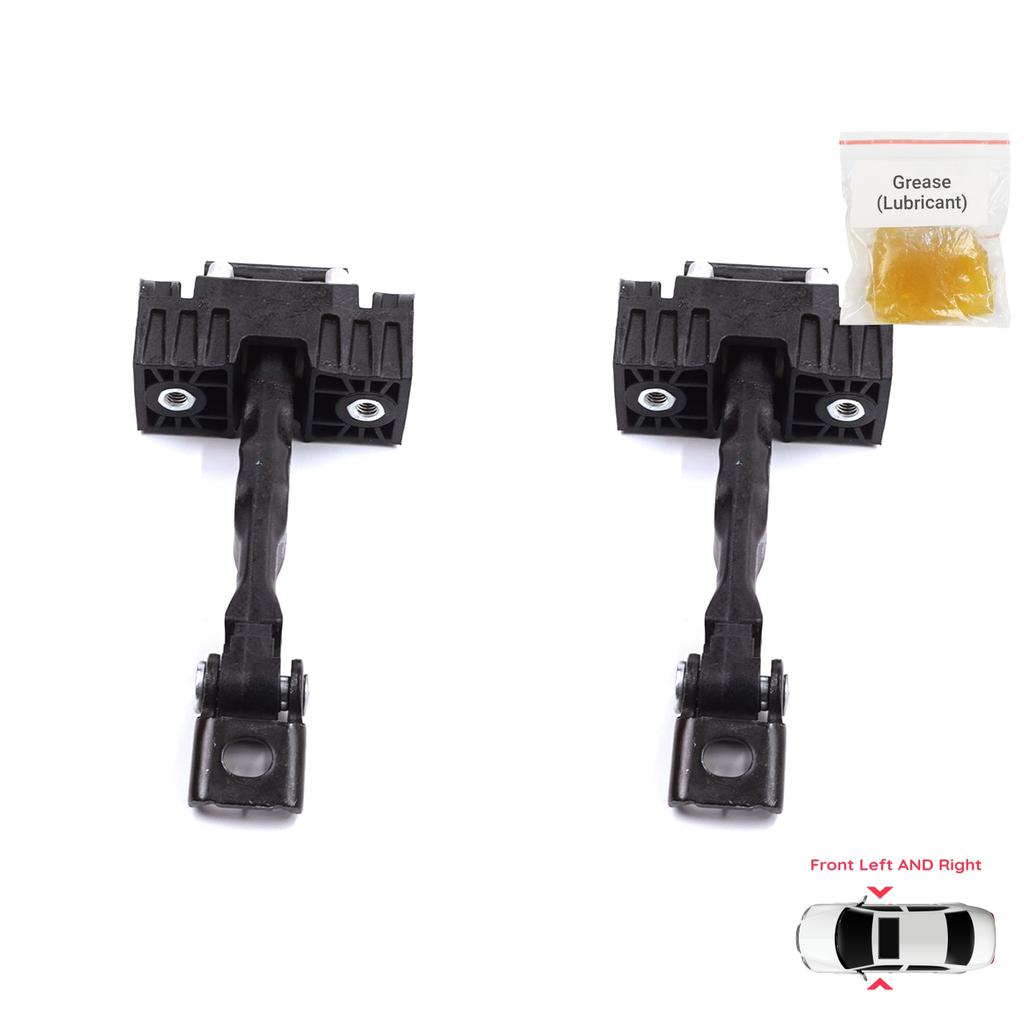 EDP1454-1 2 Pieces Front Door Stop Check Assy Limiter Strap for Skoda Fabia MK2 Roomster 5J7 Praktik 5J 5J0837249C