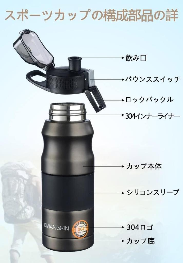 Portable Stainless Steel Water Bottle with Safety Lock and Stylish Suitable for Carbonated and Sports Easy to Suitable for Girls and Ideal for Hiking