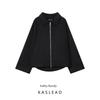 Kaslead New Women Clothes Western Style Fashion Simple and Versatile Blended Zip-up Outerwear 8491245