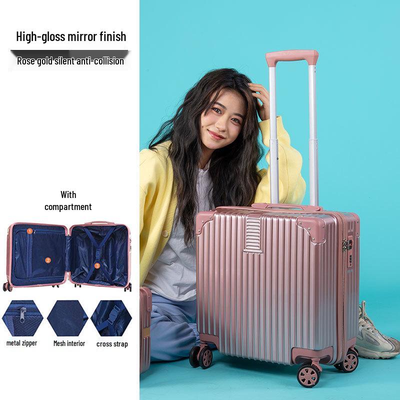 Легкий мини-чемодан на колесиках с кодовым замком, 18-20 дюймов - Идеально подходит для студентов и детей.