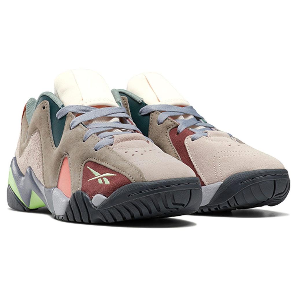 Reebok Женские кроссовки Kamikaze 2 Low It A Mans World Светло-коричневые неоново-мятно-серые FX4975