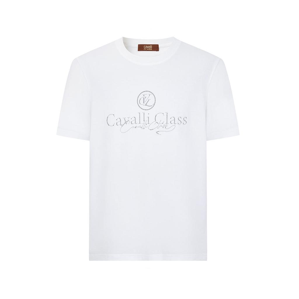 [Skin friendly and comfortable letter logo] Spring and summer daily versatile, comfortable and breathable men's short sleeved T-shirt
