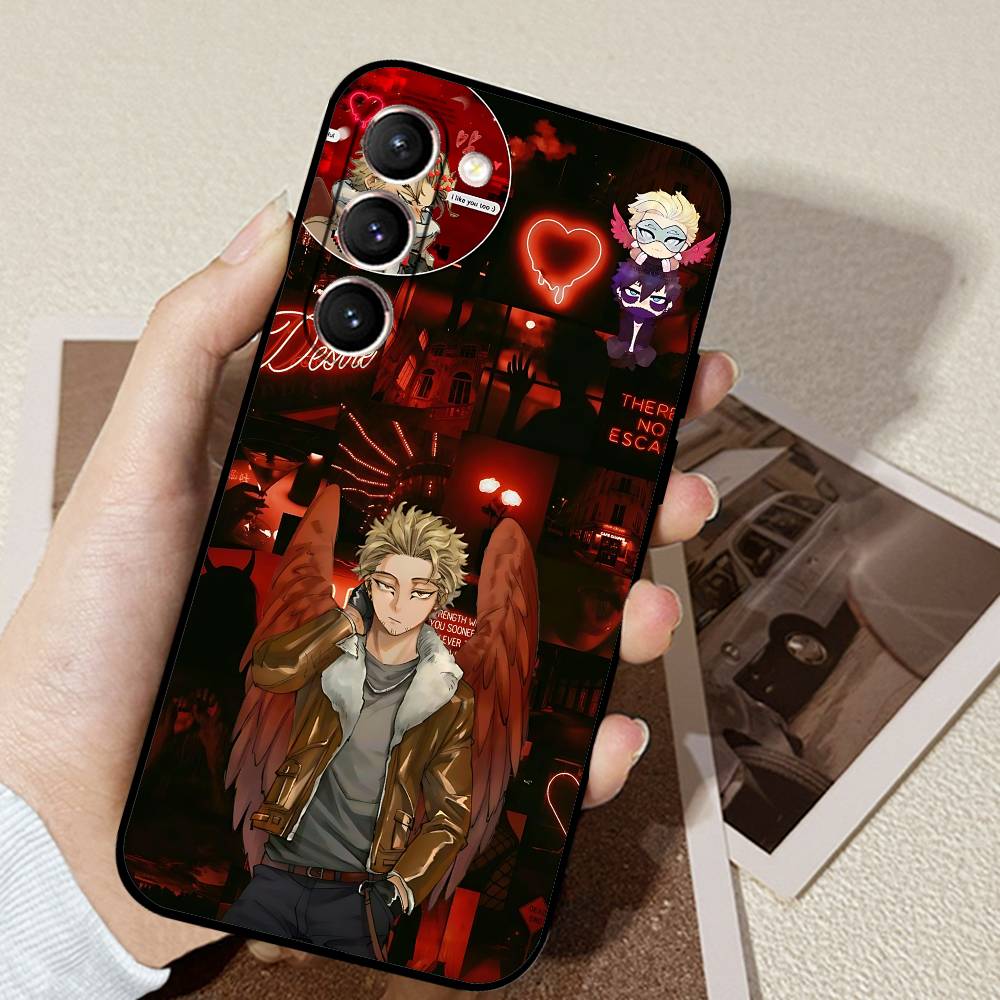 Чехол для телефона Hawks R-BNHA N-MHA Черный Ультратонкий Ударопрочный Чехол Для Samsung S24/S25/S22/S30/Note20/Lite/Ultra/5G/Plus/FE