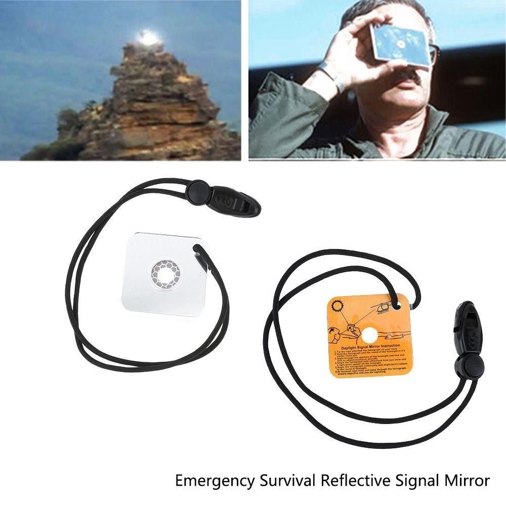 Field Tools Outdoor Signal Mirror Acrylic Outdoor Survival Survivor Reflective Outdoor