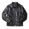 Chinese Size Men Leather Jacket Soft Genuine Cowhide Spring Autumn