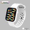 Спортивные часы Y1LED с цифровым радужным дисплеем, большим экраном и кнопочным механизмом для мужчин и женщин