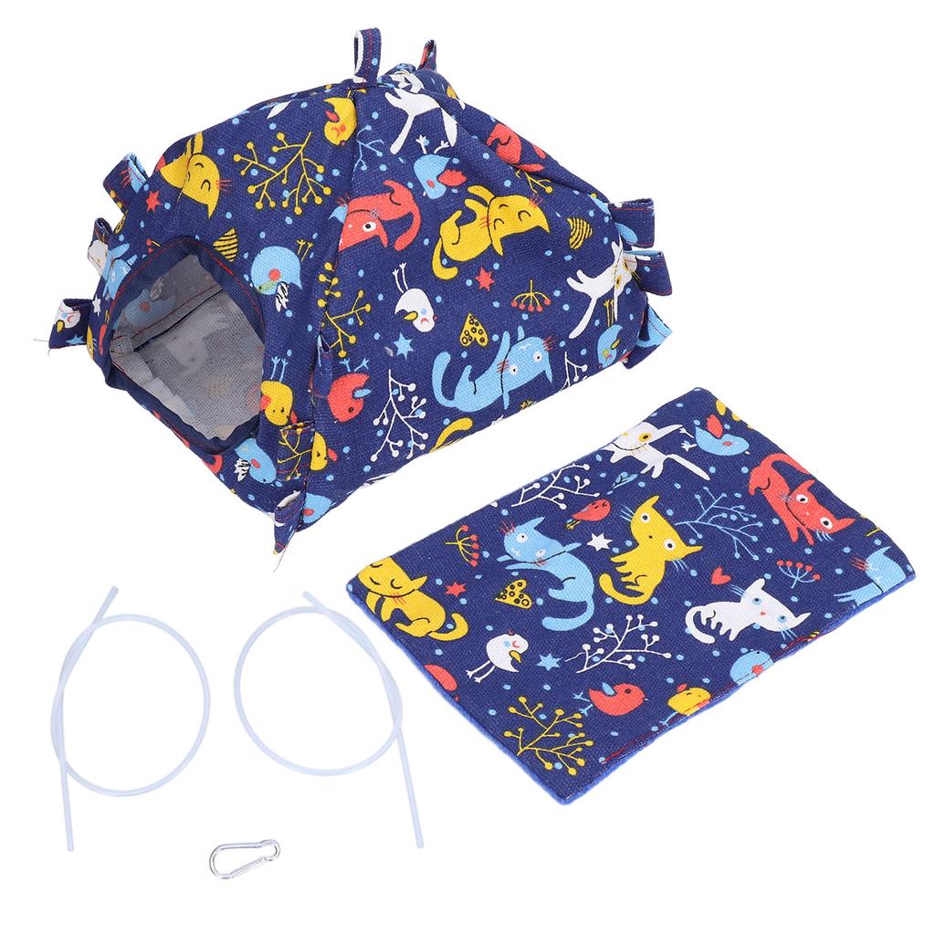 Крючок для птичьей кровати, экономит место, складная, портативная, мягкая, удобная, подвесная палатка для птиц для дома