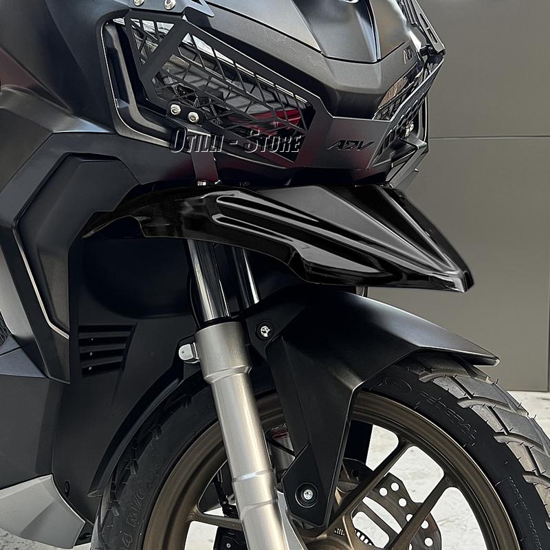 ADV 350 Motorcycle Accessories Front Fender Mudguard Beak Cowl Guard Extension Wheel Cover Fairing For HONDA ADV350 2022-2024