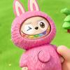 Internet Celebrity Labubu Cartoon Toy Pendant, Face Changing Keychain Figurine Decoration, Creative and Cute, Super Cute