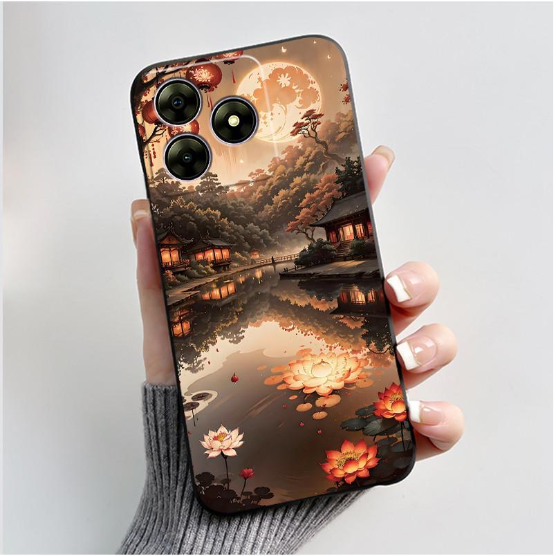 For Blackview Wave 8C 6.56" Wave 8 Black View Wave8C Wave8 Back TPU Soft Silicone Phone Case Luxury Cute Love Rabbit Funny Cover