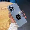 Чехол для телефона Line Lucky Dog Cat Милый Простой Модный для IPhone 11 13 16 15 14 12 Pro Max 14 15 16 Plus TPU Прозрачный Мягкий Чехол
