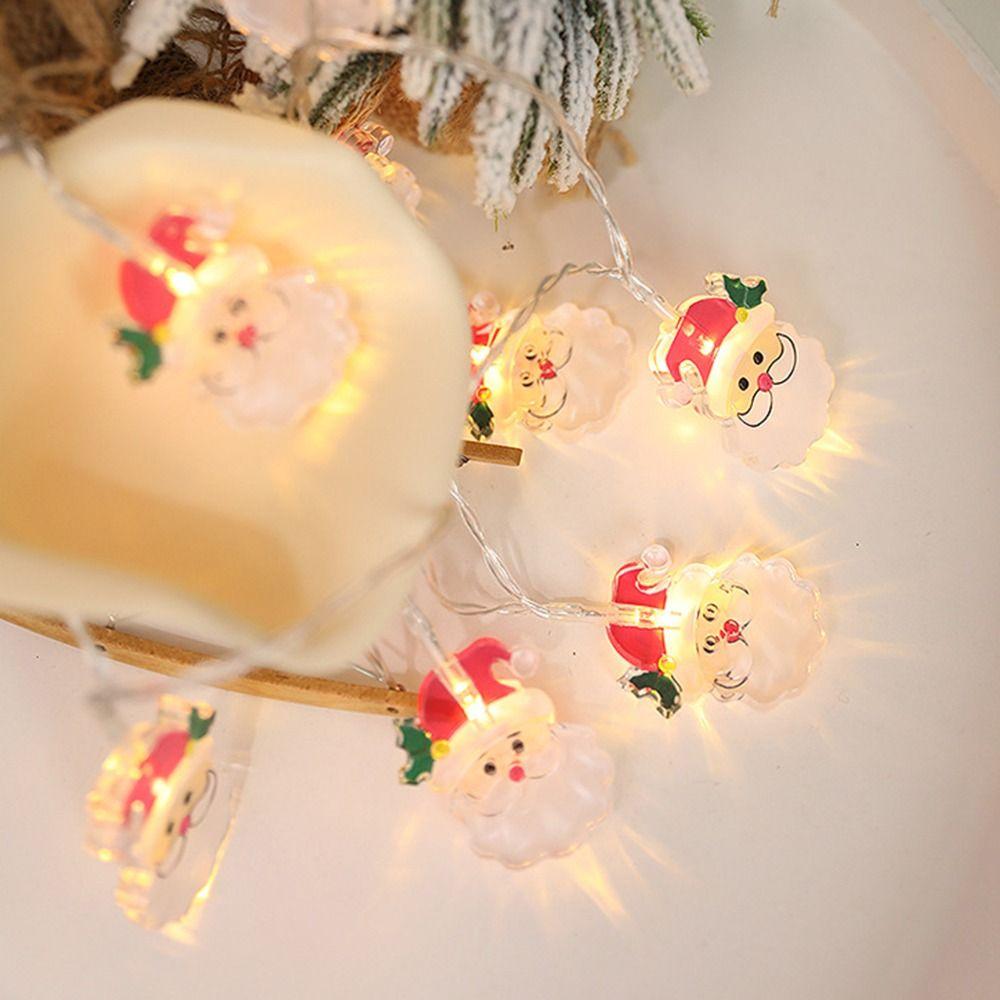 Christmas Tree Christmas LED Lights Santa Claus Christmas Light String Garland Outdoor Decorative