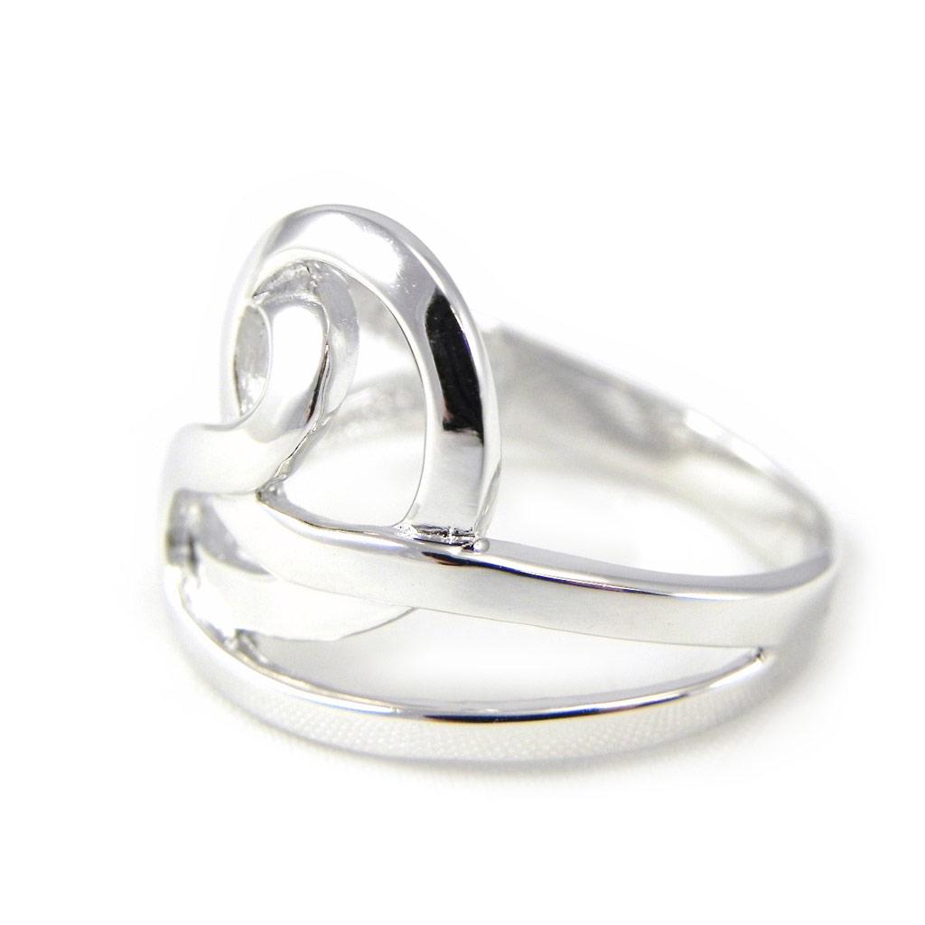 Серебряное кольцо "Хореография" Серебро