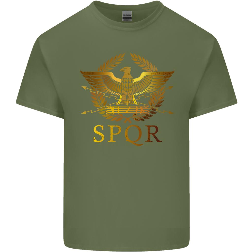 Спортивная футболка для тренировок и тяжелой атлетики SPQR RoUnisex Unisexs Легкая хлопковая футболка
