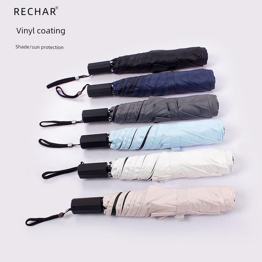 Only 180g in Weight, Carbon Fiber 70% off Thickened Vinyl Umbrella, Upf50 Sun Protection Umbrella, Anti-Uv, Portable