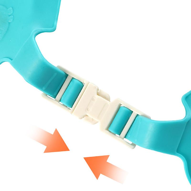 Детская шапочка для шампуня для мытья волос с изображением динозавра, силиконовая защита глаз и ушей