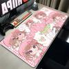 Коврик для мыши Ноутбук Игровой Расширенный коврик для стола ПК Кавайные аксессуары для стола Коврик для мыши Ангел Аниме Сексуальные девушки Коврик для клавиатуры Розовый ковер