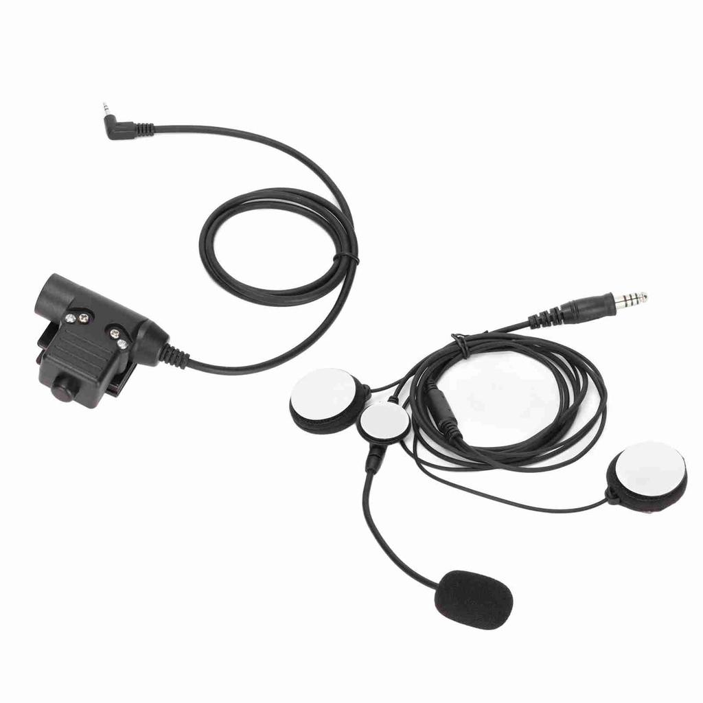 7,1 мм мотоциклетная гарнитура двусторонняя шлемная гарнитура с U94 PTT для MOTOROLA T5428 6200C T80 и