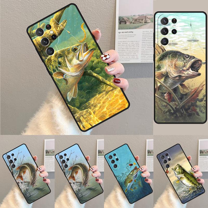 Рыболовная приманка Щука Чехол для телефона из ТПУ для Samsung Galaxy note 10 pro S26 S25 S24 S23 S22 Ultra Plus S21 FE S20 Ударопрочный чехол